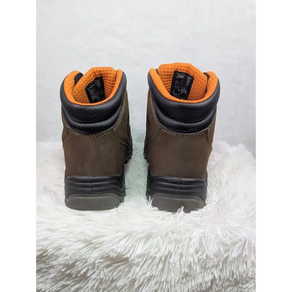 HYTEST Knox Mens 8W Steel Toe Waterproof Leather Work Boots K13751 Brown